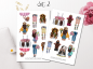 Preview: Fashion Girls Sticker Set